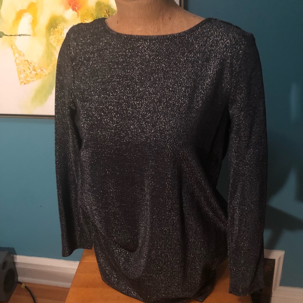 Mix Media Top/Tunic with Back Lace Detail by Darling